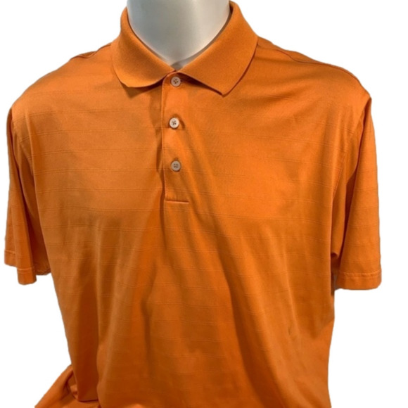 𝅺ADIDAS Orange Polo - Picture 1 of 4